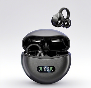 หูฟังไร้สายแบบหนีบหู TWS BT V5.4 เสียงสเตอริโอ HiFi กันน้ำ IPX5 สวมใส่สบาย ไม่ต้องสอดเข้าหู เหมาะสำหรับเล่นกีฬา วิ่ง ลดการดีเลย์ - Product Image 3