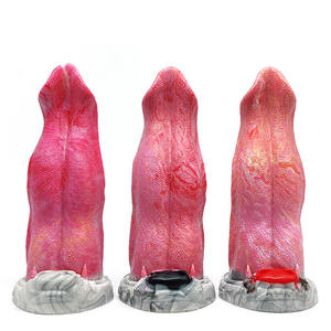 2022 नई शैली थोक काल्पनिक Dildo के लिंग यथार्थवादी वुल्फ जीभ सेक्स खिलौने महिलाओं के लिए आदमी के लिए योनि लिंग - Product Image 5