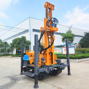 Plateforme de forage hydraulique portable <span class=keywords><strong>RYX</strong></span> pour puits d'eau, sur chenilles, profondeur maximale 600 m, haute efficacité - Product Image 1