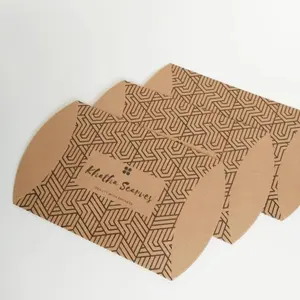 Eco-friendly di carta kraft box cuscino per estensione dei capelli