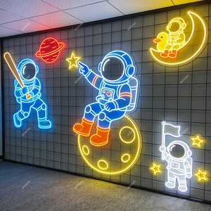 Panneau de base en acrylique noir Smoke Dental Cocktail Shop Burger Ice Cream Good Vibe Only Neon LED Backdrop Number Light Artwork Sign - Product Image 2