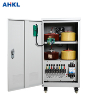 Stabilisateur de tension industriel triphasé 60KVA-200KVA AVR, régulateur automatique de type servo, large plage d'entrée, sortie stable, OEM ODM