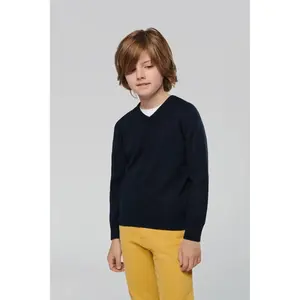 Maglione K9109 per bambini con scollo a V, articolo personalizzato - Product Image 1