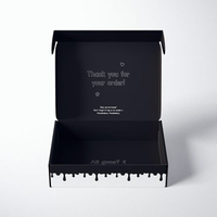 Embalaje de marca ecológica Prime, caja de correo de cartón de papel Kraft, producto de belleza, embalaje de regalo de cartón