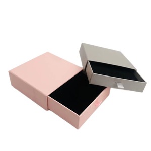 Custom High Quality <b>Small</b> pink <b>Drawer</b> Boxes Packing Gift Necklace Ring Jewelry Storage Luxury Boxes - Product Image 4