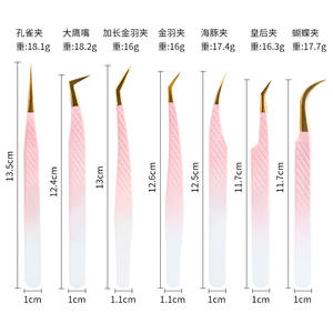 Pinces à cils Dragon pour extensions de cils, pinces à cils professionnelles pour volume, pinces à cils pour extensions de cils individuelles - Product Image 5