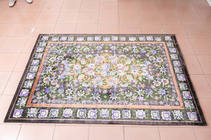 พรมไหมขนสัตว์สำหรับห้องนั่งเล่น ทอมือ - Product Image 2