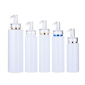 High Quality 250ml Shampoo Shower Gel Cosmetic Container <b>Plastic</b> Lotion <b>Bottles</b> With Pump - Product Image 1