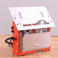 Scie à panneaux horizontale automatique portable avec moteur sans balais pour le travail du bois