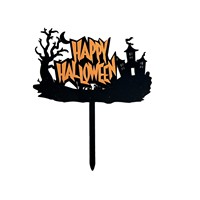 Halloween Kuchendekoration DIY Cupcake-Topper Schloss Geist Hexe Vampir Kürbis Kuchenflaggen Kinder Geburtstag Hochzeit Party Backdekoration