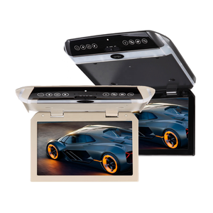 شاشة سيارة 10 بوصات نحيفة للغاية قابلة للطي يدويًا مع مشغل MP5 ومنافذ SD/<span class=keywords><strong>USB</strong></span>/HDMI وشاشة لمس لسقف السيارة للمركبات الترفيهية وسيارات الدفع الرباعي - Product Image 1