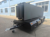 Pantalla LED para Remolque Exterior P4 5760mm*3840mm a Todo Color, Plegable, Doble Cara, Panel de Publicidad Móvil, Letrero
