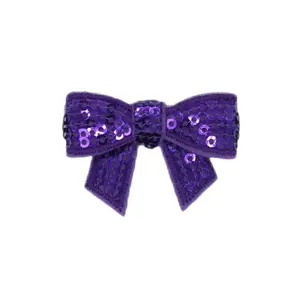 高品质和最优惠的价格发夹发夹供应商和蝴蝶结头带婴儿刺绣亮片领结