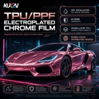 Film de protection de carrosserie automobile en TPU PPF couleur électrolytique, auto-réparant, résistant aux rayures, anti-jaunissement, haute brillance