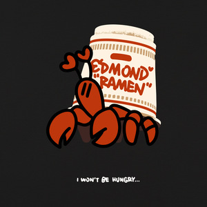 Camiseta Rejectboredom con dibujo de langosta Ramen, unisex, 100% algodón, manga regular, Jersey transpirable Q62 - Product Image 1