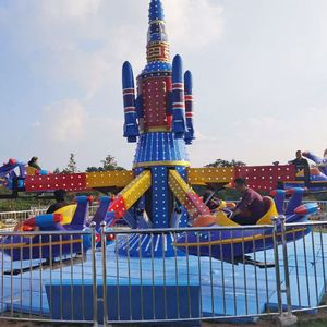 Parque de atracciones infantil giratorio de doble capa con control propio, equipo de elevación, fabricado en fábrica china - Product Image 3