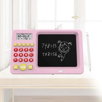 Tablette d'écriture LCD pour enfants, tableau de dessin anglais, machine d'apprentissage des mathématiques, calculatrice, machine d'arithmétique mentale, jouet éducatif