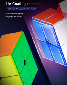 <span class=keywords><strong>Cubo</strong></span> Magnético QiYi Warrior M <span class=keywords><strong>2x2</strong></span>, Cubos de Plástico, Rompecabezas Educativos, Juguetes de 5 cm para Niños (Versión UV) - Product Image 4