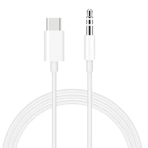 Tip-c USB-C 3.5mm erkek Aux ses jak kablosu adaptörü Samsung S20/S21 araba Stereo kulaklık