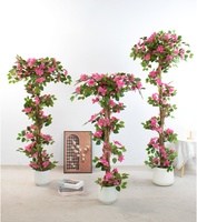 BF Fabrik Großhandel Hochrealistische Künstliche Bougainvillea 150cm Bäume Landschaftsgestaltung Blühende Pflanzen für Heim- und Einkaufszentrum-Dekoration