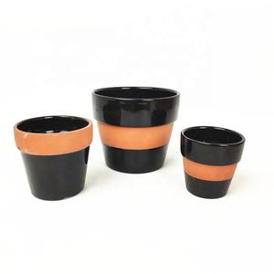 En gros Décoration De La Maison Fleur Succulente De Forme Ronde En Céramique Pots En <span class=keywords><strong>Terre</strong></span> <span class=keywords><strong>Cuite</strong></span> - Product Image 1