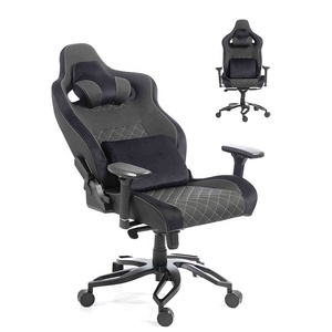 <span class=keywords><strong>Chaise</strong></span> de bureau de qualité supérieure, mobilier commercial, structure en acier, logo OEM, <span class=keywords><strong>chaise</strong></span> de jeu souple avec vérin à gaz classe 4, noire - Product Image 1