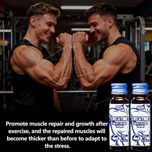 Bebida Líquida de Monohidrato de Creatina Personalizada OEM para el Crecimiento Muscular y la Recuperación de Energía con BCAA y Suplementos Herbales - Product Image 3