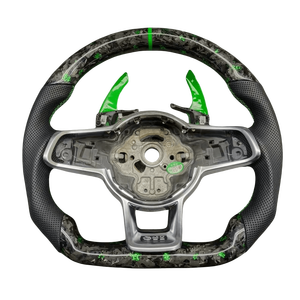 Volant en fibre de carbone à haute réactivité adapté à la Volkswagen <span class=keywords><strong>Golf</strong></span> MK7 avec réponse instantanée GTI <span class=keywords><strong>GTD</strong></span> R Gts Variant - Product Image 1