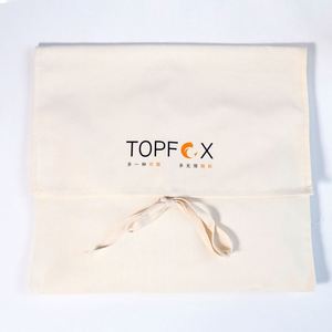 Factory Wholesale Custom Logo Eco-Friendly Durable Beige Tied Rope Gift Jewelry Packaging Dust Pouch Cotton Linen Envelope <b>Bag</b> - Product Image 1