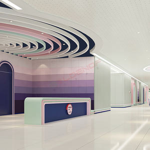 Escritorio de mostrador de estación de Enfermería de Hospital Médico Dental de sala de <span class=keywords><strong>urgencias</strong></span> pediátricas de metal moderno personalizado - Product Image 5