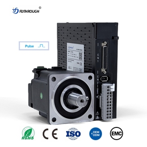 มอเตอร์เซอร์โว <span class=keywords><strong>AC</strong></span> 750W 220V ใช้งานง่าย แรงบิดสูง สำหรับเครื่อง CNC พร้อมไดรเวอร์และเบรก - Product Image 1