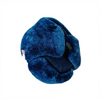 Gorro Ushanka de Piel de Oveja Auténtica, Suave y Cálido para Invierno, con Orejeras, para Tapicería de Automóviles y Prendas de Vestir, Gorro de Invierno de Piel Animal