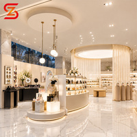 Vitrine de présentation de parfums et cosmétiques durable et moderne pour salon de beauté