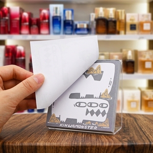 Blocs-notes autocollants personnalisés en vinyle de haute qualité, motifs dessin animé mignons, pour parfums et cosmétiques, papeterie sur mesure - Product Image 3