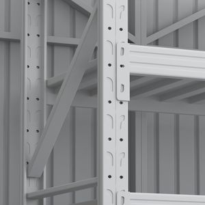 Estantería Metálica de Almacenamiento de Uso Medio, Antioxidante, para Entrepisos - Product Image 3