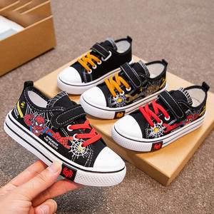 أحذية قماشية ربيعية للأطفال كاجوال للأولاد من سن 5-12 سنة بنمط كرتون مريح مسطح بنعل مطاطي ناعم متعدد الاستخدامات - Product Image 2