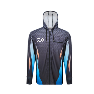 21 DAIWA DE-5606CS hommes vente en gros vêtements de pêche UPF50 Protection solaire à manches longues pêche à capuche - Product Image 1