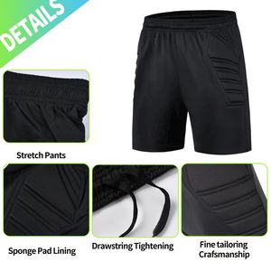 เสื้อเจอร์ซีย์ผู้รักษาประตูสำหรับเด็กชายเสื้อฟุตบอลแขนยาวชุดฝึกซ้อมชุดป้องกันฟองน้ำ - Product Image 4