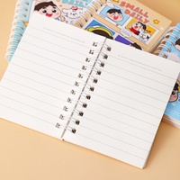 Großhandel A7 Mini Spiralblock Comic-Jungen Cartoon Liniertes Taschennotizbuch 80 Blatt 80g/m² Kawaii Schreibwaren für Kinder und Schüler