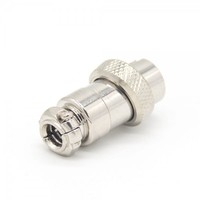 Suministro GX16 8 pines Cable macho inverso enchufe hembra montaje en Panel conectores circulares para montaje en Panel inverso