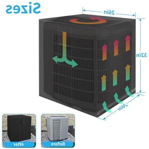 Housse de protection pour climatiseur extérieur Bestguard, carrée, beige, en polyester, anti-poussière, imperméable, pour unité extérieure - Product Image 2