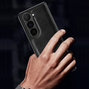 VIETAO Coque de <span class=keywords><strong>Téléphone</strong></span> <span class=keywords><strong>Portable</strong></span> Antichoc en Cuir PU, Design Professionnel avec Placage Électrolytique, <span class=keywords><strong>pour</strong></span> Z Fold 6 5 4 3 2 - Product Image 4