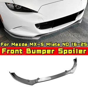 สปอยเลอร์กันชนหน้ารถยนต์ 3 ชิ้น ชุดแต่งสำหรับ Mazda MX-5 Miata ND 2016-2025 ฝาครอบป้องกันกันชน - Product Image 2