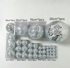 Ornements <span class=keywords><strong>boule</strong></span> disco, décorations suspendues réfléchissantes pour arbre <span class=keywords><strong>de</strong></span> Noël, fête, mariage, maison et événements festifs (plusieurs tailles) - Product Image 2