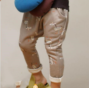 Vente en gros en ligne de vêtements pour enfants, pantalon harem décontracté avec imprimé animal pour filles, en provenance de Chine - Product Image 4