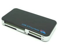 Meilleures ventes – Lecteur de cartes externe USB 3.0 haute vitesse tout-en-un, garantie 12 mois, compatible CF/XD/SD/MMC/SM, certifié CE RoHS – Approvisionnement direct usine