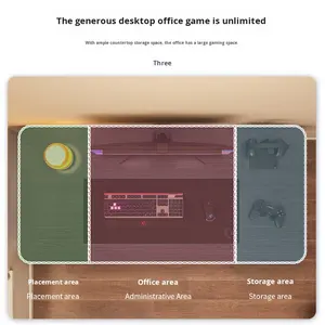 Cosmo Meridian-Escritorio y silla de madera simple para el hogar, para el <span class=keywords><strong>estudio</strong></span> y la escritura, e-sports para uso en oficinas en casas de alquiler - Product Image 3