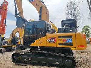 Sed SANY SY215C Excavadora sobre orugas Calidad garantizada Pequeño equipo mecánico con bomba de motor Isuzu Kawasaki Gearbox PLC - Product Image 4