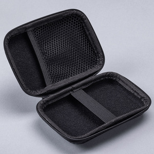 Estuche de Almacenamiento para Auriculares EVA, Bolsa Negra Cuadrada con Cierre para Airpods, Auriculares, Embalaje para Electrónicos 3C - Product Image 2