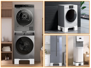 Support de meubles pour la maison, capacité de charge jusqu'à 400 kg, avec base robuste, nouvelle conception de construction pour lave-linge, réfrigérateur - Product Image 4